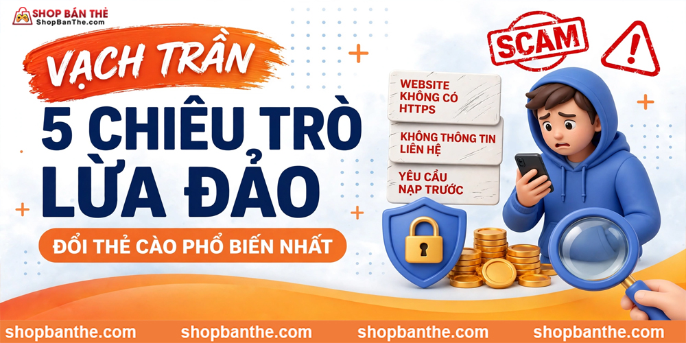 Vạch Trần 5 Chiêu Trò Lừa Đảo Đổi Thẻ Cào Phổ Biến Nhất