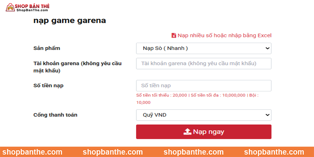 Cách đổi thẻ cào Viettel, Vinaphone, Mobifone lấy Sò Garena